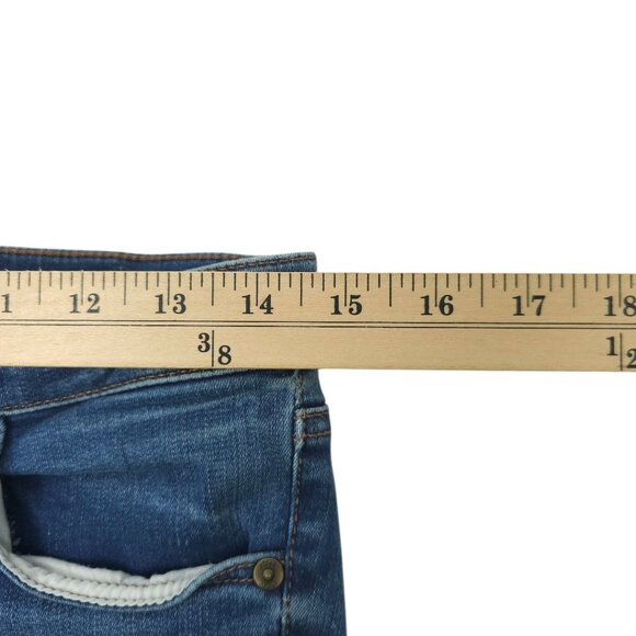Loft Legging Jean Mid Rise Womens Size 28/6 Stretch Medium Wash Denim - Picture 12 of 14